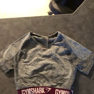 Women’s Gymshark short sleeve flex crop top